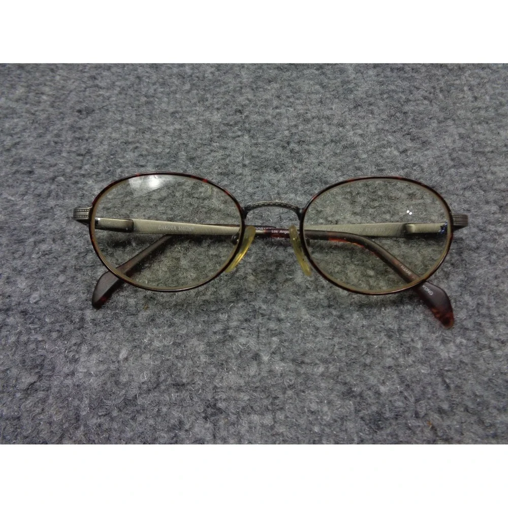 Dakota Smith Eyeglasses Frames El Dorado 0152 Tortoise 48/20/135 Amber Pewter